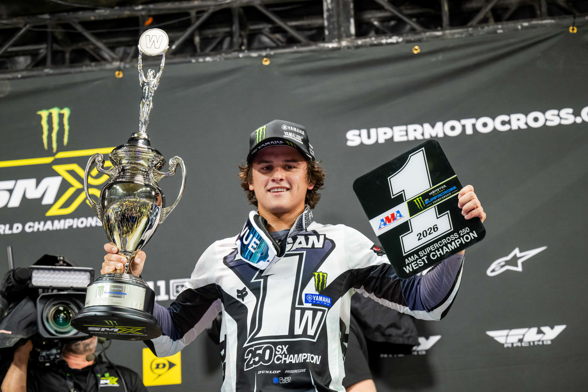 Haiden Deegan celebrates his championship - St. Louis 2026