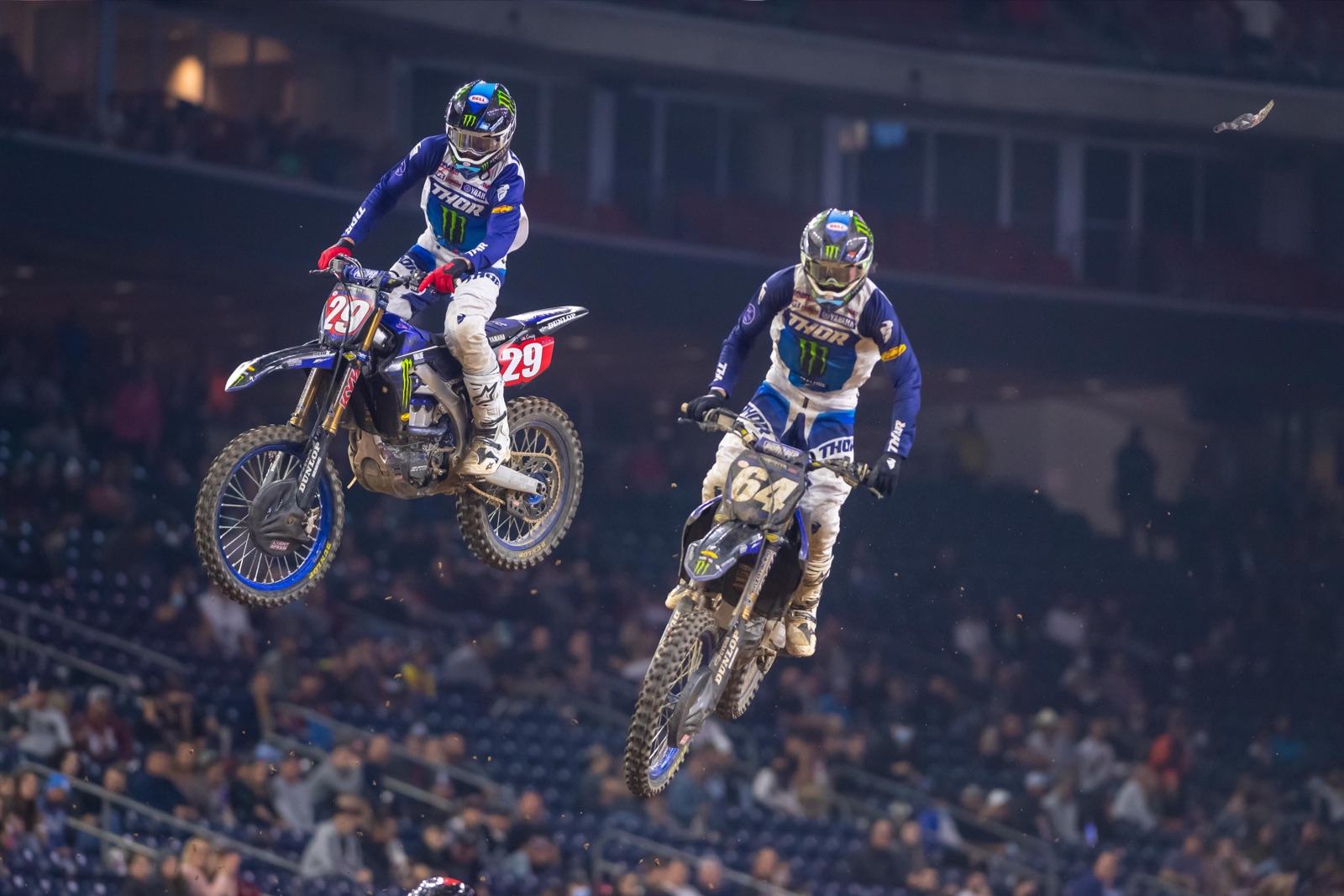 Colt Nichols battled his Yamaha teammate