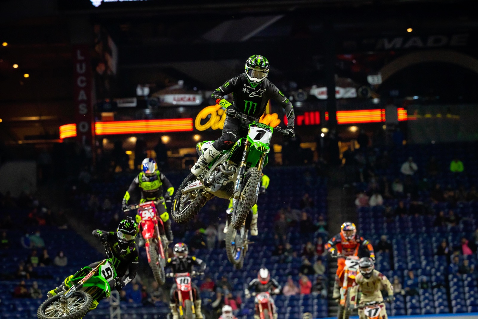 Several race winners this season making it difficult for Eli Tomac 
