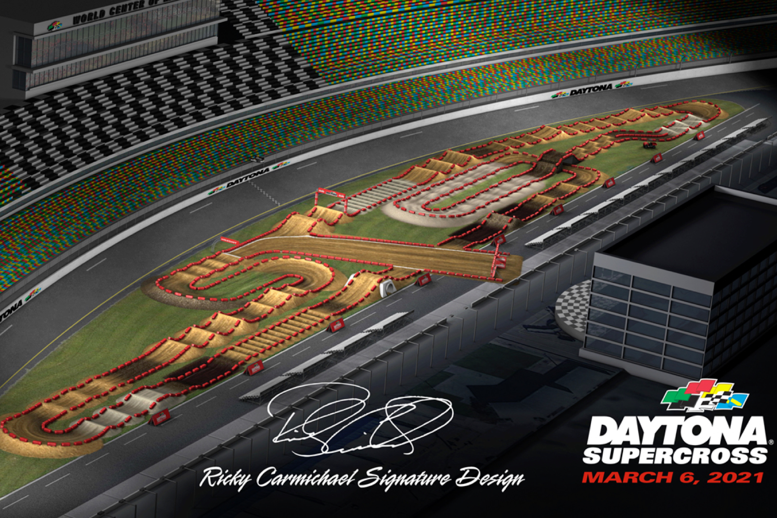 51st Annual DAYTONA Supercross Track Map