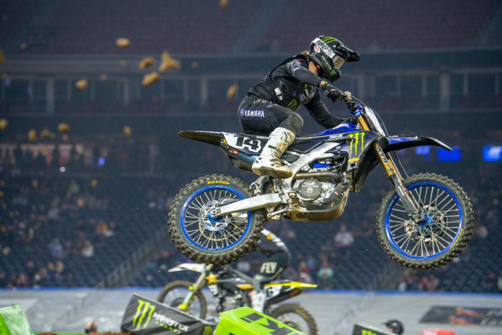 Dylan Ferrandis, in his second 450SX Class race.