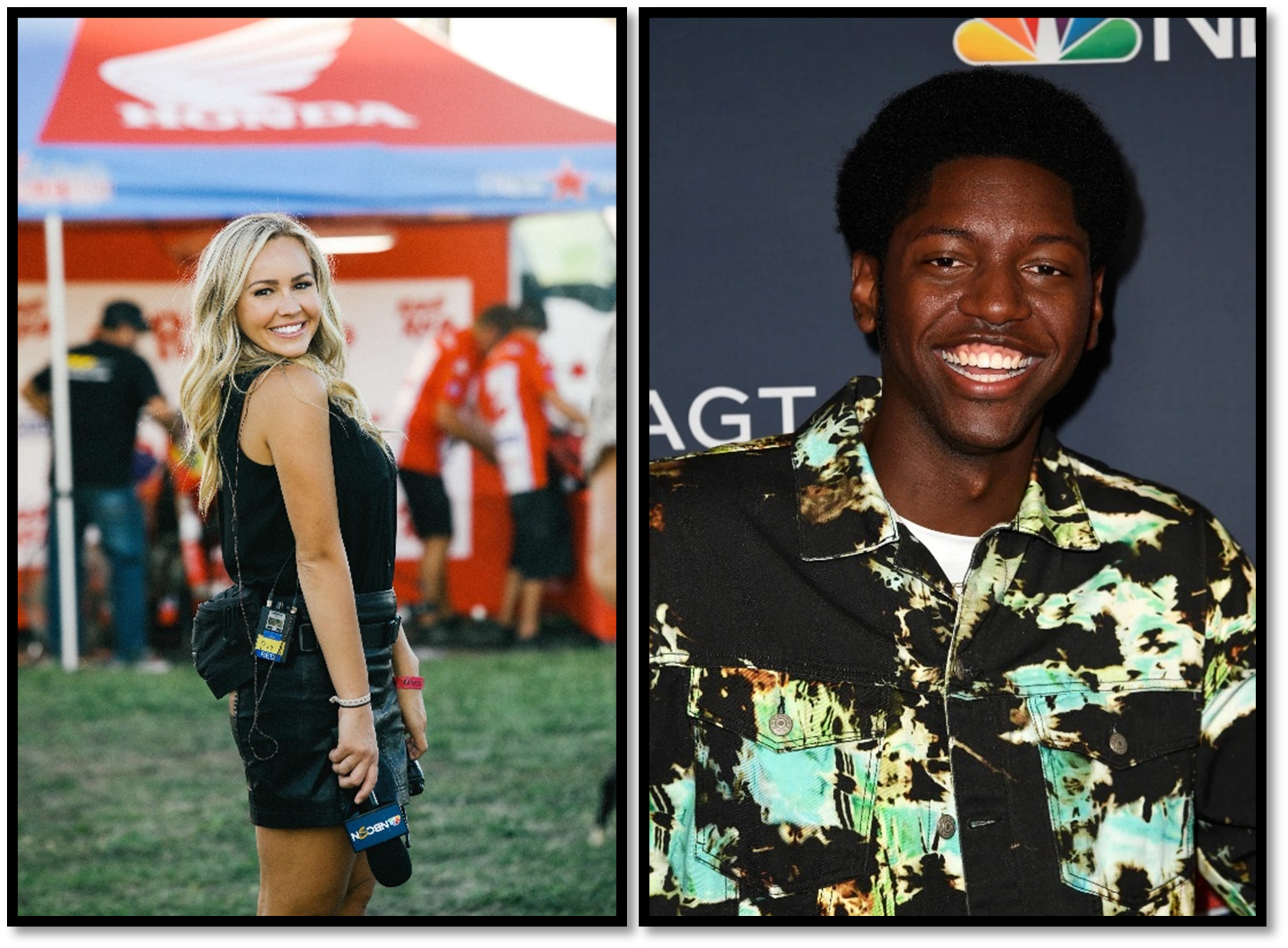 Left to right – Kristen Beat and Joseph Allen. Photographs courtesy of Kristen Beat and Joseph Allen. 