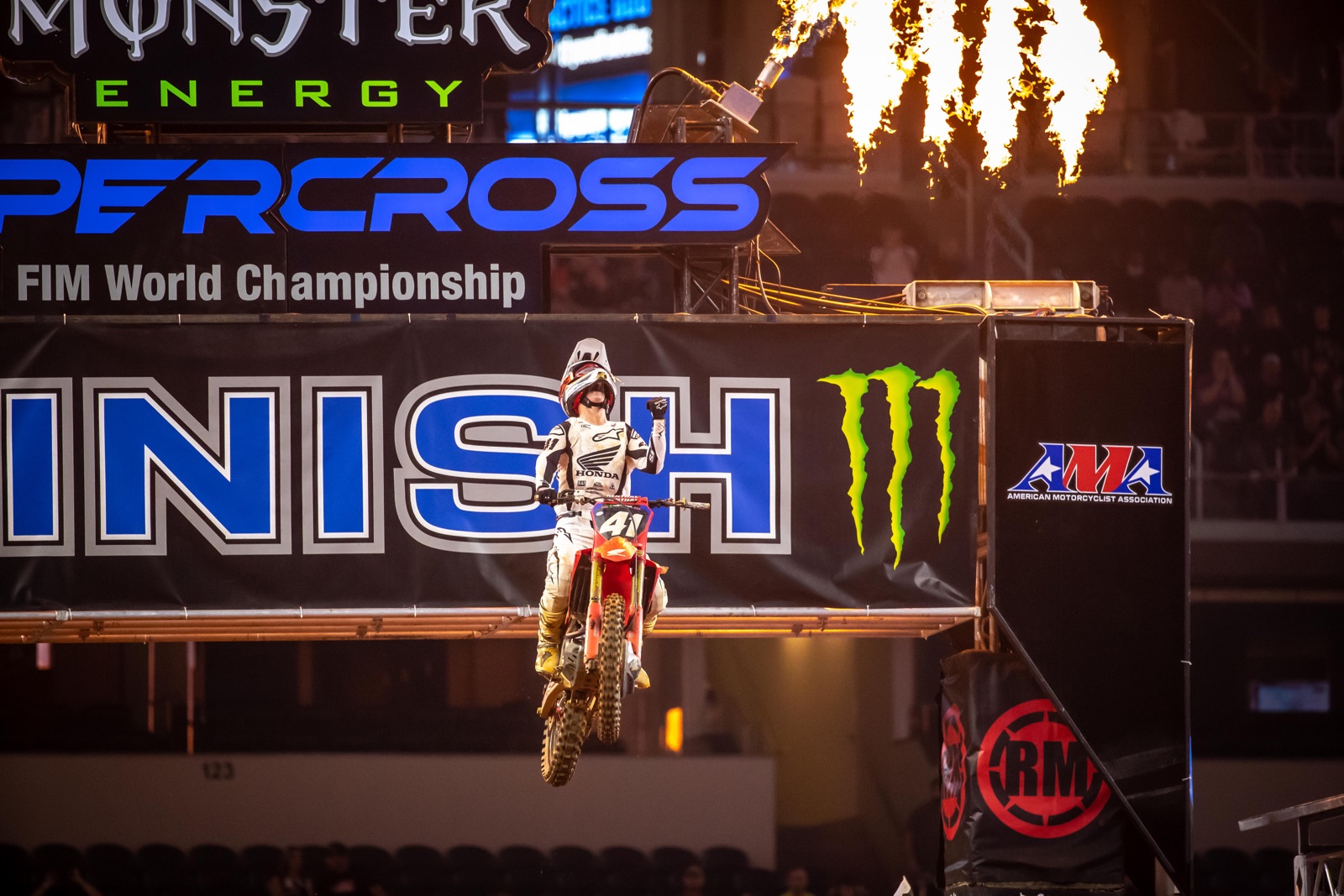 Hunter Lawrence had the 250SX Class covered and a made his career-first 