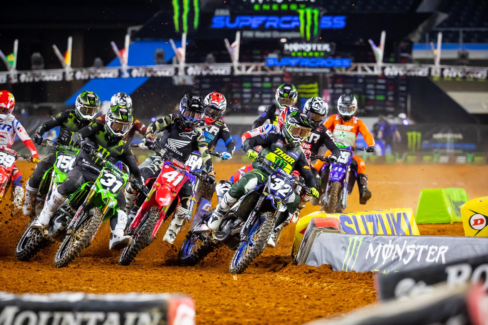Justin Cooper got the holeshot and was unchallenged 