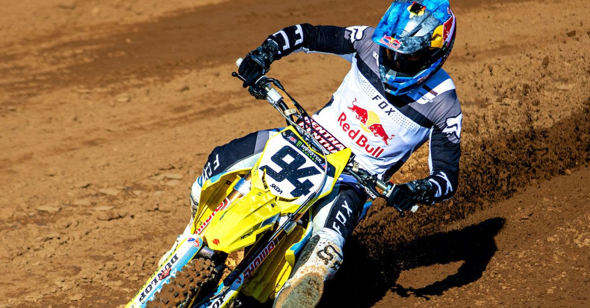 Ken Roczen on a Suzuki