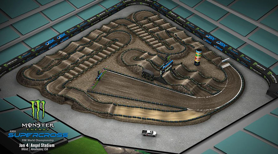 Anaheim 1 Track Map