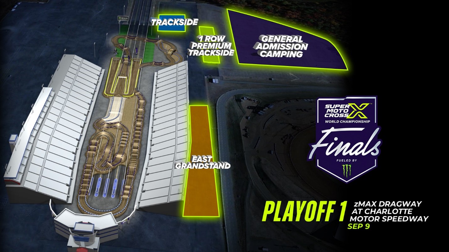 Camping Layout at zMAX Dragway