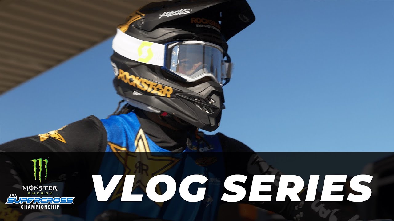 Screengrab of Malcolm Stewart with "Vlog Series" caption