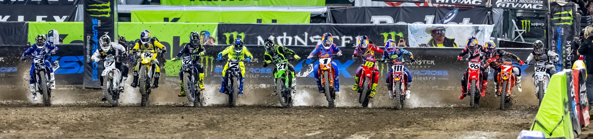 Supercross race start