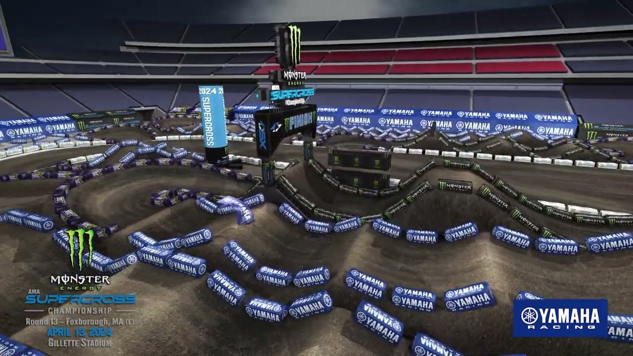 Screengrab from Yamaha Animated Track Map