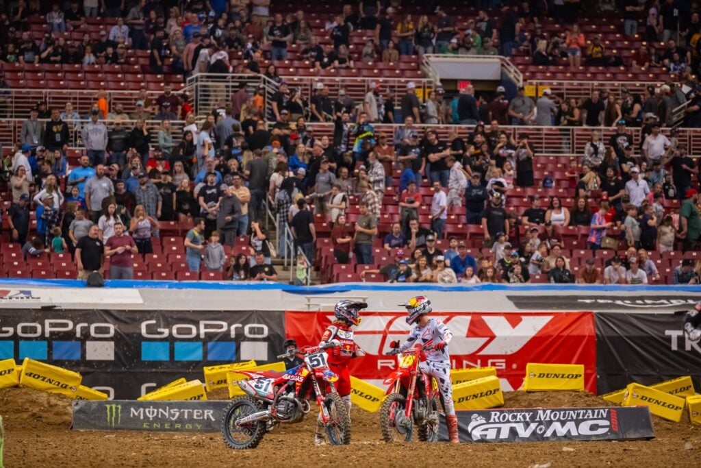 Justin Barcia and Jett Lawrence