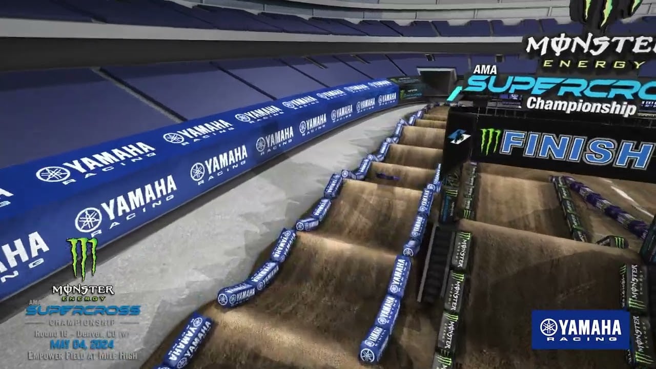 Screengrab of the Yamaha Animated Track map for Denver 2024
