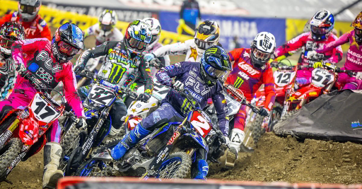 Monster Energy Supercross race start