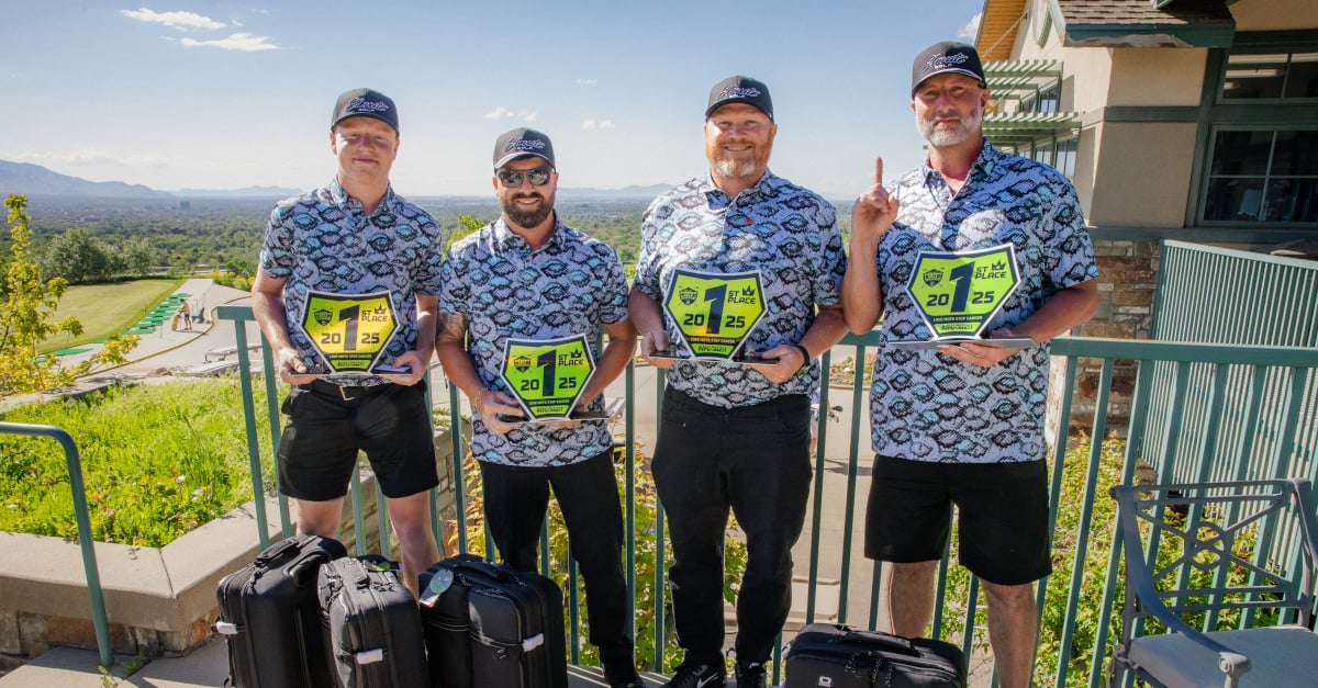 First Place Team – pictured left to right Drew Adams, Jeff Rittmer, Dan Truman, Dan Brown. Photo Courtesy of Rocky Mountain ATV/MC.