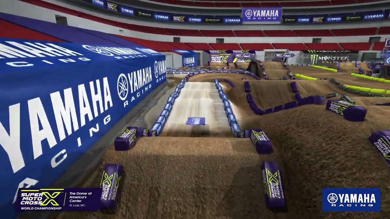 Screengrab from the Yamaha Animated Track Map video