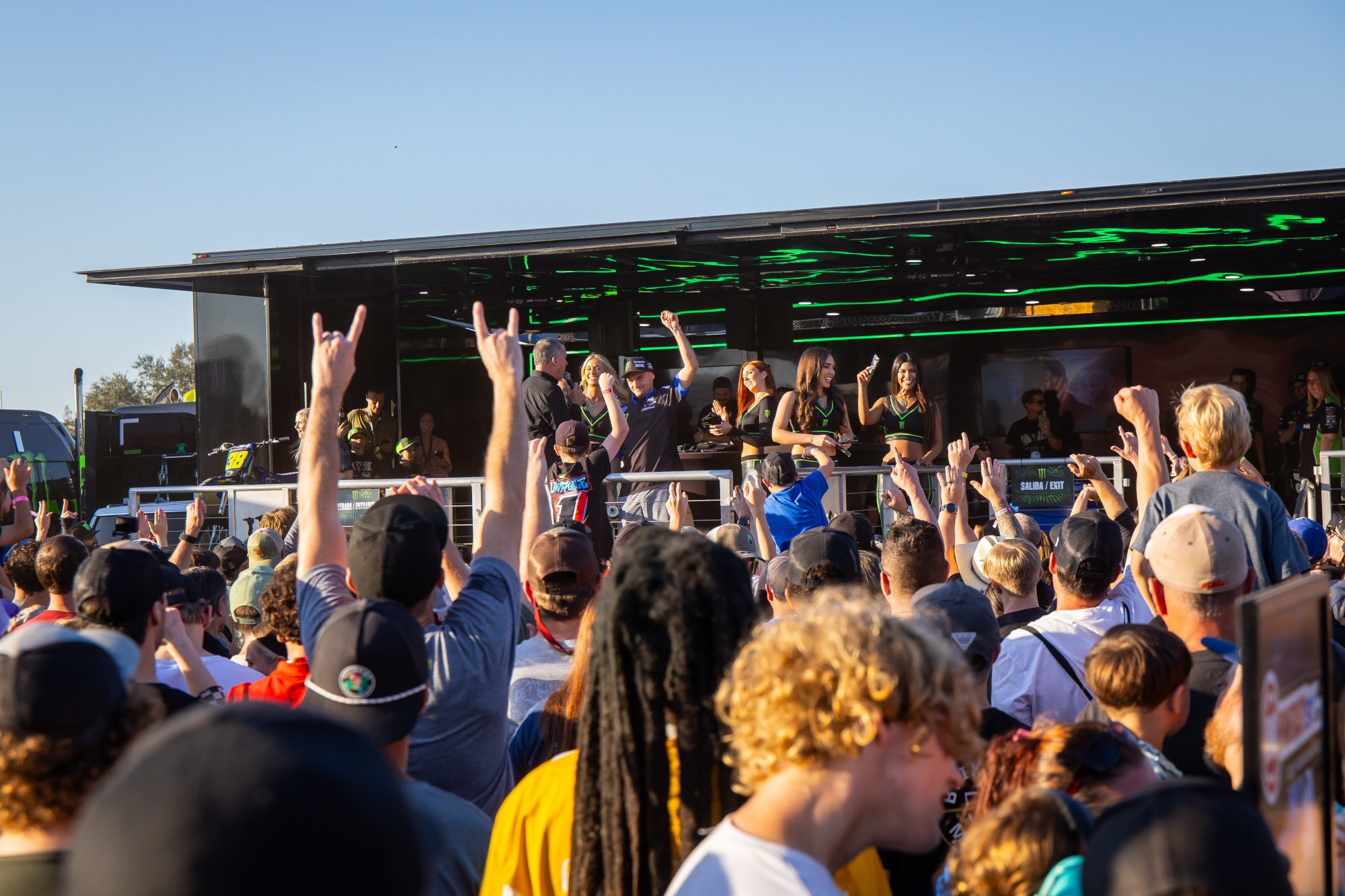 Fans at the Monster Energy Rig Riot