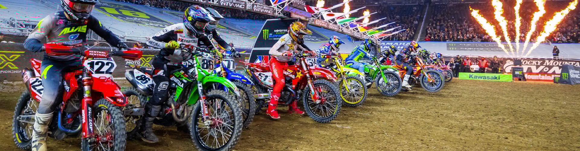 Monster Energy Supercross race start