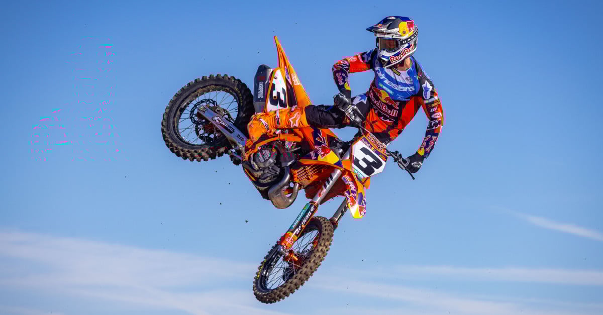 Eli Tomac on a Red Bull KTM