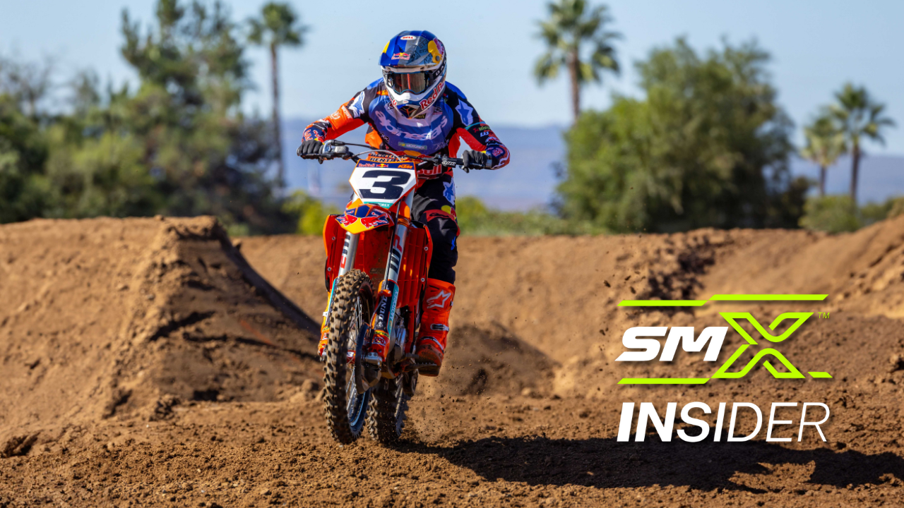 Eli Tomac on a KTM with SMX Insider logo