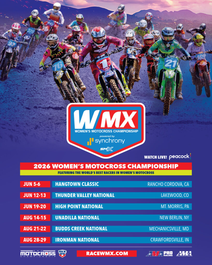 2026 Women's Motocross Championship schedule