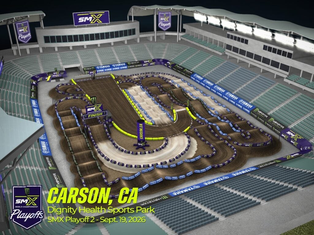 Carson track map