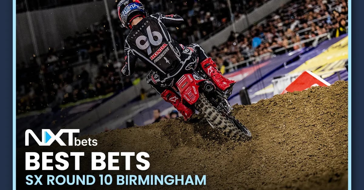 Photo of Hunter Lawrence with caption NXTbets Best Bets - SX Round 10 Birmingham
