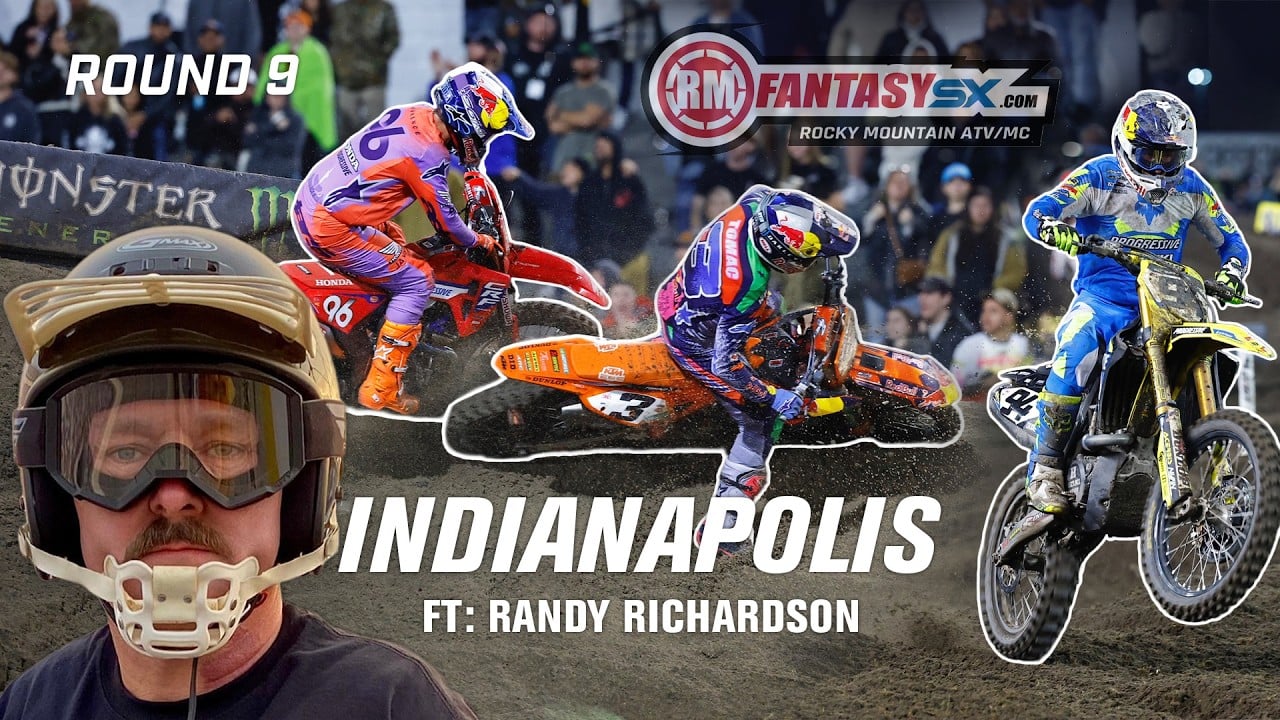 Round 9 - RMFantasySX.com - Indianapolis feat. Randy Richardson - images of Hunter Lawrence, Eli Tomac and Ken Roczen.