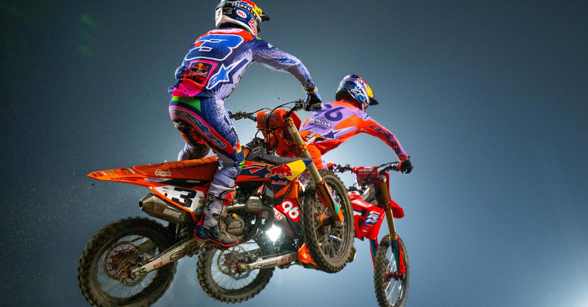 Eli Tomac and Hunter Lawrence