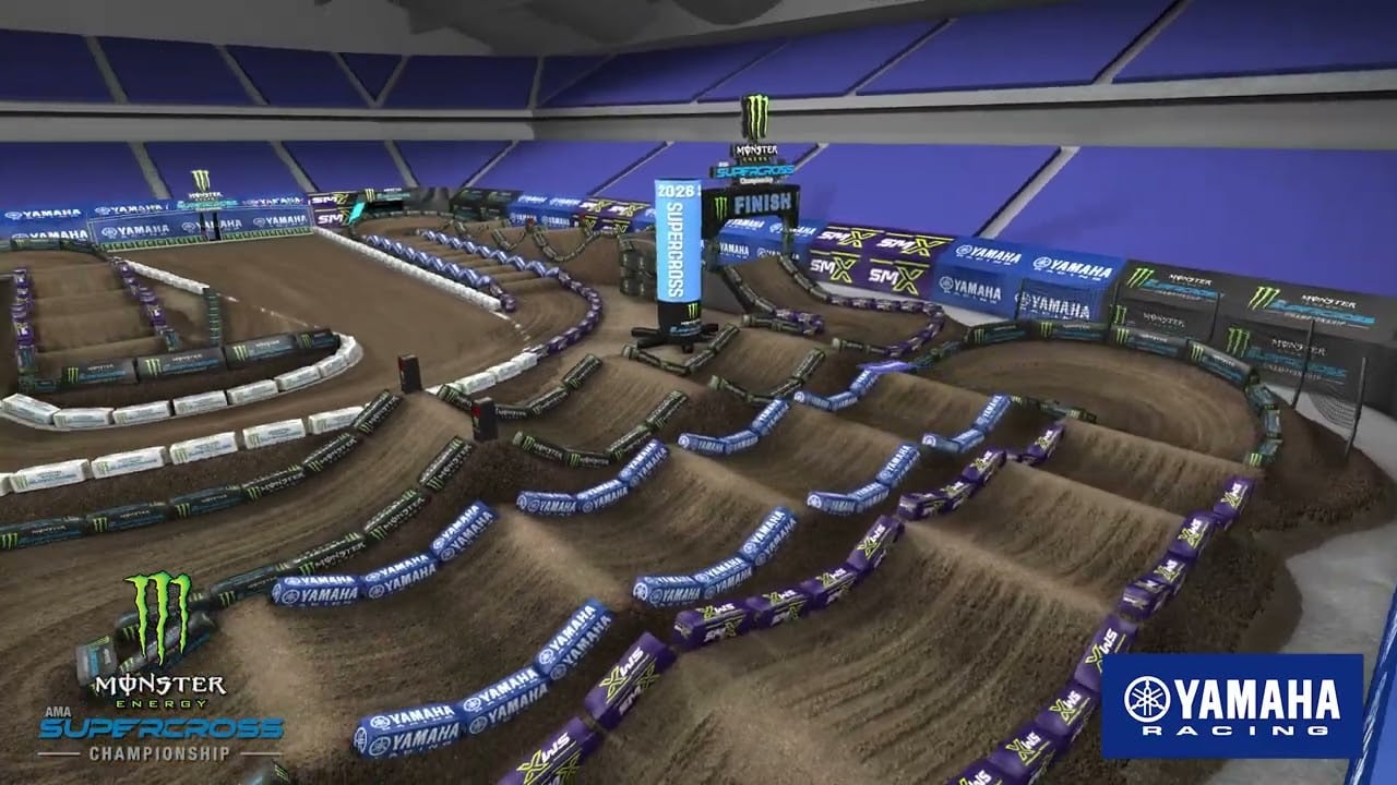 Screengrab from the Yamaha Animated Track Map for Detroit