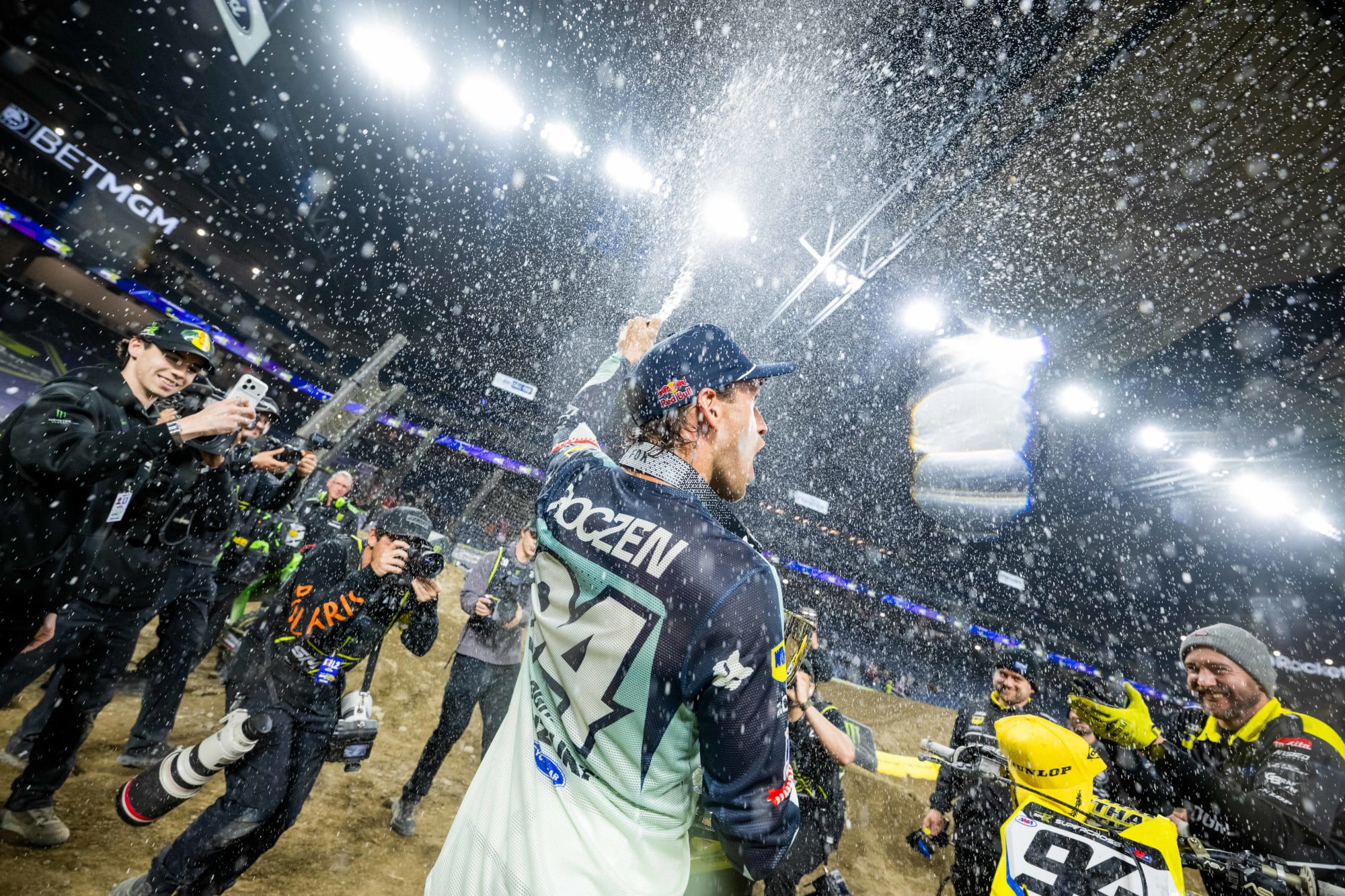 Ken Roczen celebration
