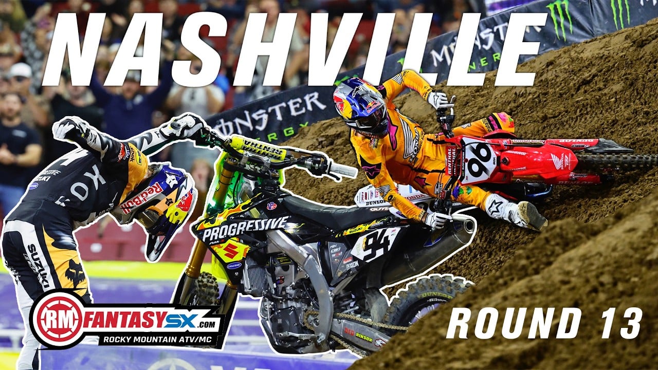Nashville - Round 13 - graphic with Ken Roczen and Hunter Lawrence