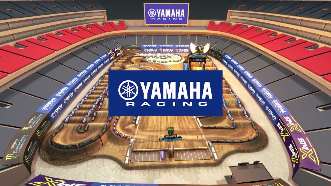 Screengrab from the Yamaha Animated Track Map video