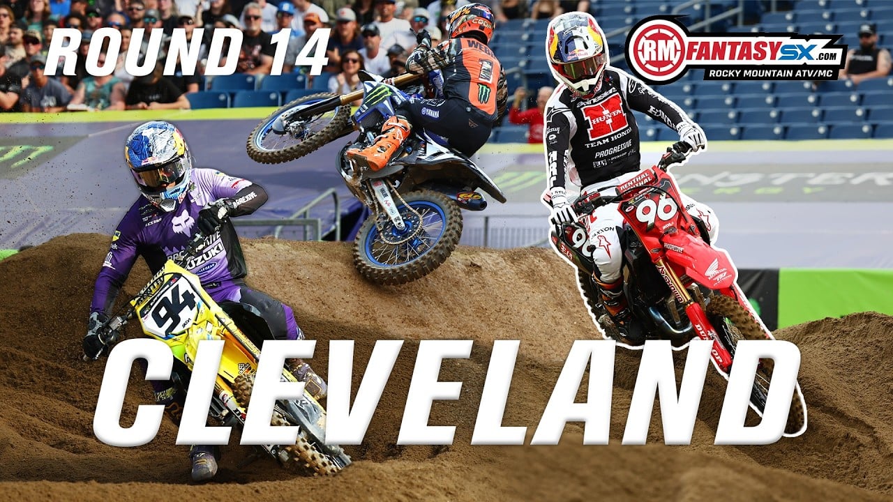 Round 14 - Cleveland - pictures of Ken Roczen, Cooper Webb and Hunter Lawrence