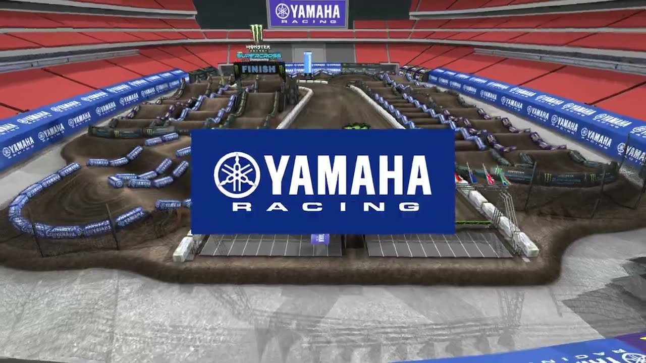 Screengrab from the Yamaha animated track map