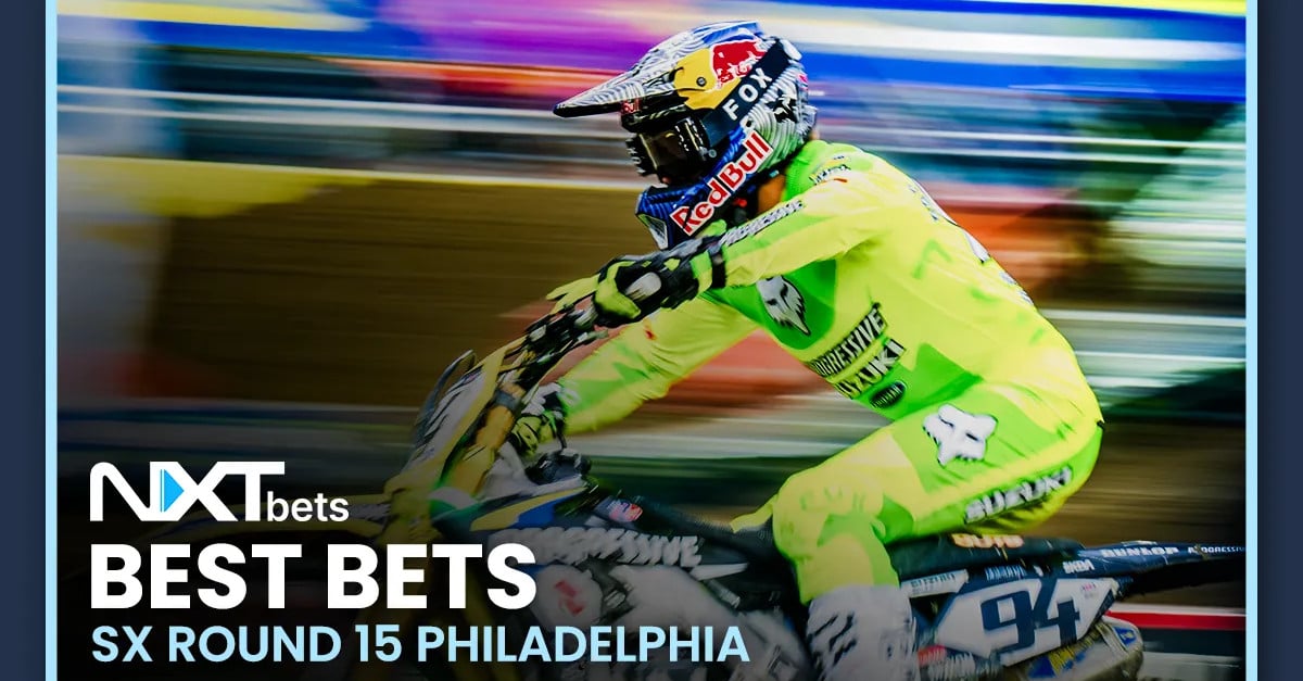 Photo of Ken Roczen with caption NXTbets Best Bets Round 15 Philadelphia