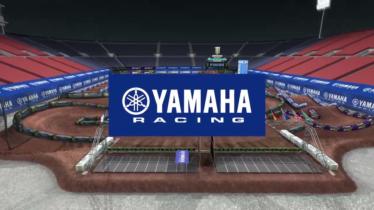 Screengrab from the Yamaha animated track map