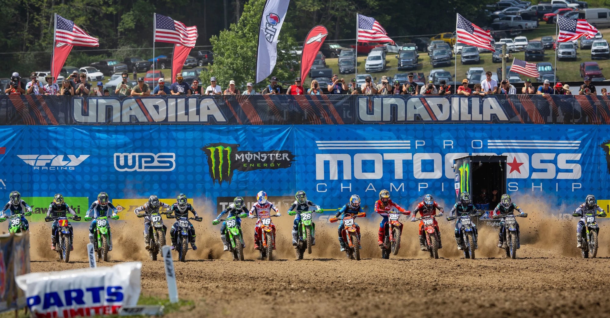 SMX race start from Unadilla